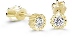 Cutie Diamonds CerceiMinimalisti din aur galben cu diamante DZ60236-30-00-X-1