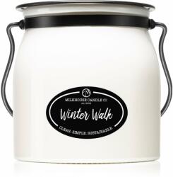 Milkhouse Candle . Creamery Winter Walk illatgyertya Butter Jar 454 g