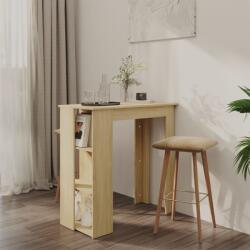 vidaXL Masă de bar cu raft, stejar Sonoma, 102x50x103, 5 cm, PAL (809461)