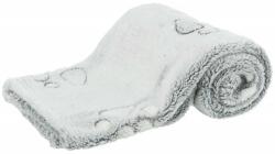 TRIXIE Nando, patura de plus gri deschis pentru caine sau pisica 75x50cm
