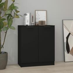 vidaXL Servantă, negru, 60x30x70 cm, lemn prelucrat (811062) Comoda