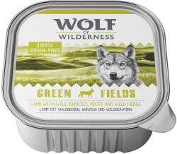 Wolf of Wilderness 24x300g Wolf of Wilderness Adult nedves kutyatáp-Green Fields - bárány