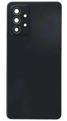 Samsung Galaxy A72 4G / 5G gyári készülék hátlap, bontott, kamera lencsével, fekete, SM-A725, SM-A726