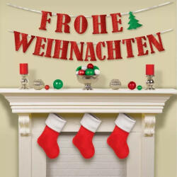 Amscan Frohe Weihnachten papír felirat 365 cm (DPA9912592)