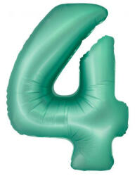 Godan Mint Matt, Menta 4-es szám fólia lufi 76 cm (MLG158557)