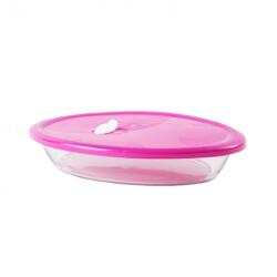 Marinex Vas oval cu capac de plastic, 2, 5 litri, Sempre (N1-6514C)
