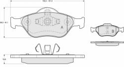 MTR set placute frana, frana disc MTR MT536 (MT536)