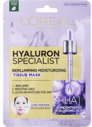 L'Oréal Mască din țesătură pentru față - L'Oreal Paris Hyaluron Expert Replumping Moisturizing Mask 28 g Masca de fata