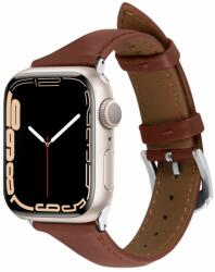 Spigen Apple Watch 4/5/6/7/8/SE (40/41 mm) Spigen Cyrill Kajuk óraszíj mogyoróbarna