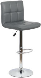  Scaun bar cu spatar rotativ ABS 191 gri
