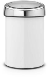 Brabantia 3 л. бяло кошче за боклук Brabantia от серия Touch Bin (647216)