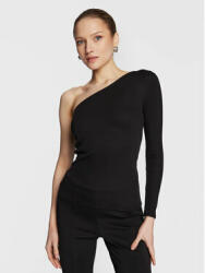 Calvin Klein Bluză Q-Nova One Shoulder K20K205044 Negru Slim Fit