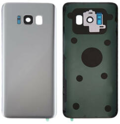 Samsung Galaxy S8 gyári készülék hátlap, bontott, kamera lencsével, ezüst (Phantom silver), SM-G950