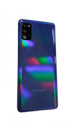 Samsung Galaxy A41 gyári készülék hátlap, bontott, kamera lencsével, kék, SM-A415