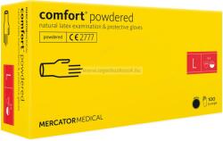 Mercator Medical comfort powdered latex vizsgálókesztyű L 100db