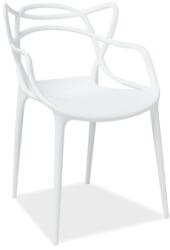  Fehér műanyag szék TOBY