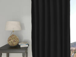 Goldea loneta dekoratív drapéria - fekete 220x140 cm
