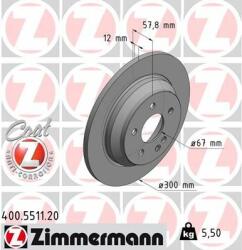 ZIMMERMANN Disc frana ZIMMERMANN COAT Z 400.5511. 20 (400.5511.20)