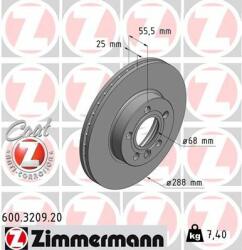 ZIMMERMANN Disc frana ZIMMERMANN COAT Z 600.3209. 20 (600.3209.20)