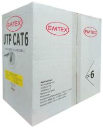 Emtex Cablu UTP Emtex KAB-EMT2, CAT 6, cupru, 23AWG, 0.57mm, 305m (KAB-EMT2)