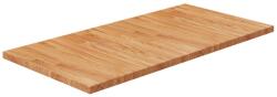 vidaXL Blat de baie, maro deschis, 100x50x2, 5 cm, lemn masiv tratat (343039)