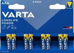 VARTA LONGLIFE POWER tartós elem AAA, alkáli, 8db/csomag 4903121418 (4903121418)