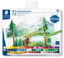 STAEDTLER Színes ceruza készlet, hatszögletű, fémdobozos, STAEDTLER "146 C", 72 különböző szín 146C M72 (146C M72)