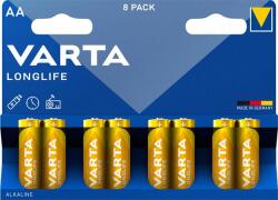 VARTA Elem, AA ceruza, 8 db, VARTA "Longlife" 4106101418 (4106101418)