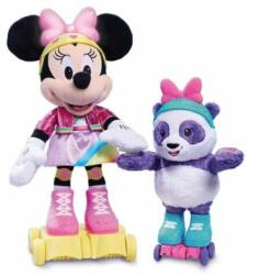 Just Play Disney Minnie egér és panda barátja görkorcsolyaparti szett (beszél, világít) 37 cm