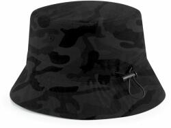 Beechfield Pălărie bucket hat din poliester reciclat - Midnight Camo | L/XL (B84R-1000327504)