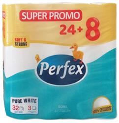 Perfex Toalettpapír PERFEX 3 rétegű 24+8 tekercses - papiriroszerplaza