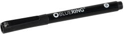 BLUERING Rostirón, tűfilc alkoholos 1mm, Bluering® M fekete 4 db/csomag