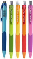 ANTILOP Zselés toll nyomógombos vegyes színek 0, 7mm Antilop Fruit írásszín kék 2 db/csomag (TEN-0006)