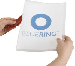 BLUERING Gyorsfűző klip mappa A4, műanyag 30laphoz műanyag klippes Bluering® piros (977.050) - bestoffice