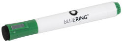 BLUERING Táblamarker 3mm, mágneses, táblatörlővel multifunkciós Bluering® zöld (20576) - bestoffice
