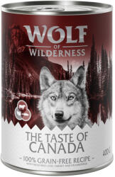 Wolf of Wilderness Wolf of Wilderness Pachet economic "The Taste Of" 24 x 400 g - The Canada