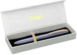 Pentel Rollertoll 0, 7mm fém pasztell lila test, Pentel Energel BL2007PV írásszín kék (BL2007PV) - bestoffice