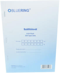 Bluering Szállítólevél A5, 25x4lapos B. 10-70/A/V Bluering® - bestoffice