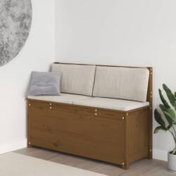 vidaXL Bancă, maro miere, 110x41x76, 5 cm, lemn masiv de pin (823557)