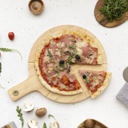 Livoo Set tocător pentru pizza, 30 cm, lemn MES138 (445011)