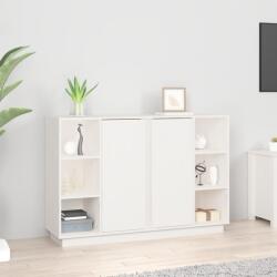 vidaXL Servantă, alb, 120x35x80 cm, lemn masiv de pin (814500) Comoda