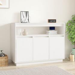 vidaXL Servantă, alb, 104, 5x34x80 cm, lemn masiv de pin (814390) Comoda