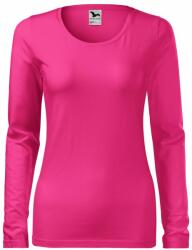 MALFINI Tricou pentru femei cu mânecă lungă Slim - Violet | L (1394015)