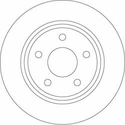 TRW Disc frana TRW DF6556 (DF6556) - automobilus
