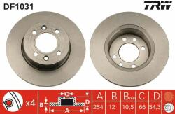 TRW Disc frana TRW DF1031 (DF1031) - automobilus