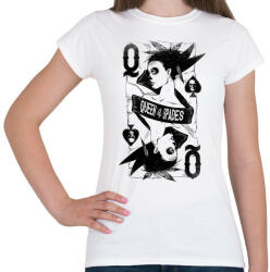 printfashion Pikk dáma - Női póló - Fehér (544822)