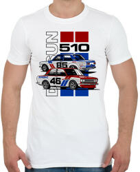 printfashion Nissan Datsun 510 - Férfi póló - Fehér (11423104)