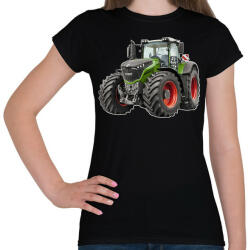 printfashion Traktor - Női póló - Fekete (4924113)