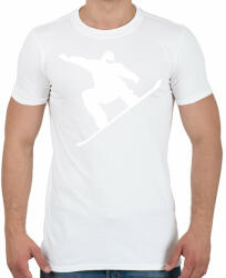printfashion Snowboard 04 - Férfi póló - Fehér (11348768)