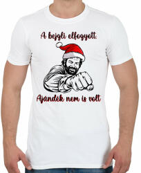 printfashion A bejgli elfogyott, ajándék nem is volt Bud Spencer - Férfi póló - Fehér (11325336)